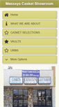 Mobile Screenshot of masseyscasket.com